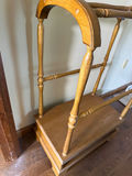Vintage wooden shelf unit with turned legs - thumbnail 3 of 3
