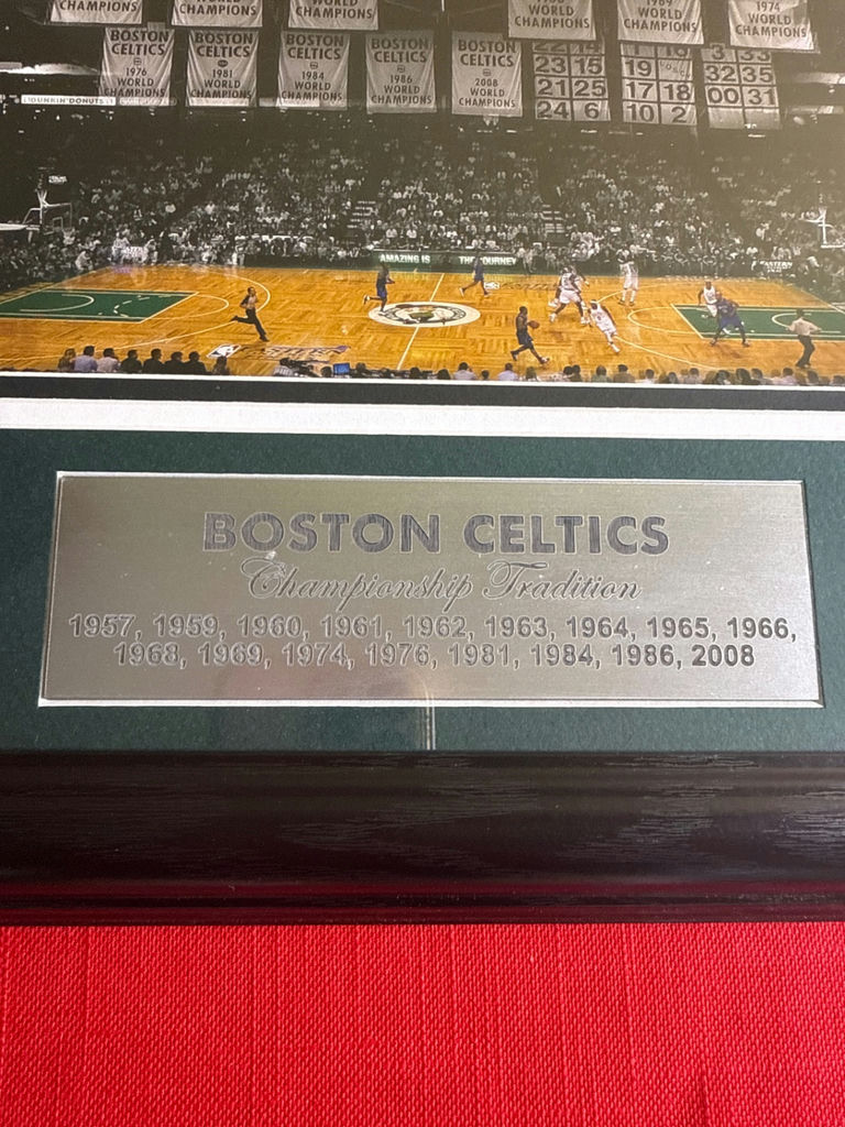 Boston Celtics Championship Memorabilia Frame - image 4 of 4