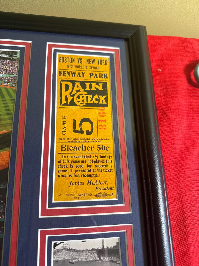 Fenway Park 100th Anniversary Framed Memorabilia Collage - image 4 of 6