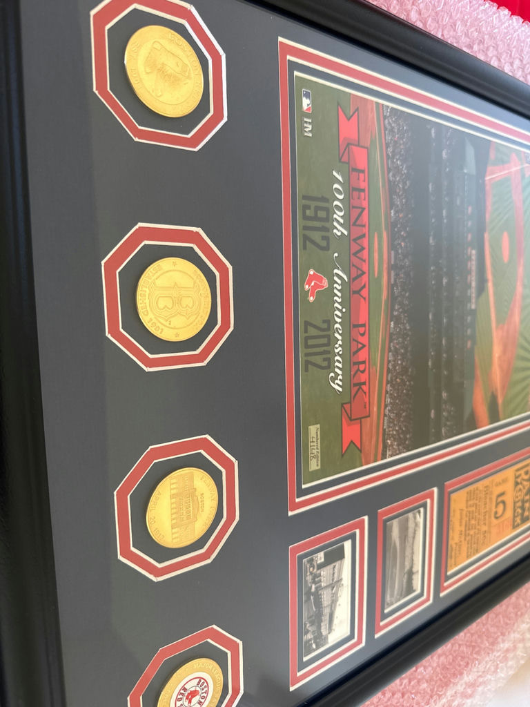 Fenway Park 100th Anniversary Framed Memorabilia - image 4 of 4