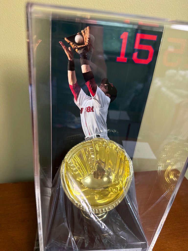 Dustin Pedroia Boston Red Sox Trophy with Fanatics Authentic Item - image 2 of 4