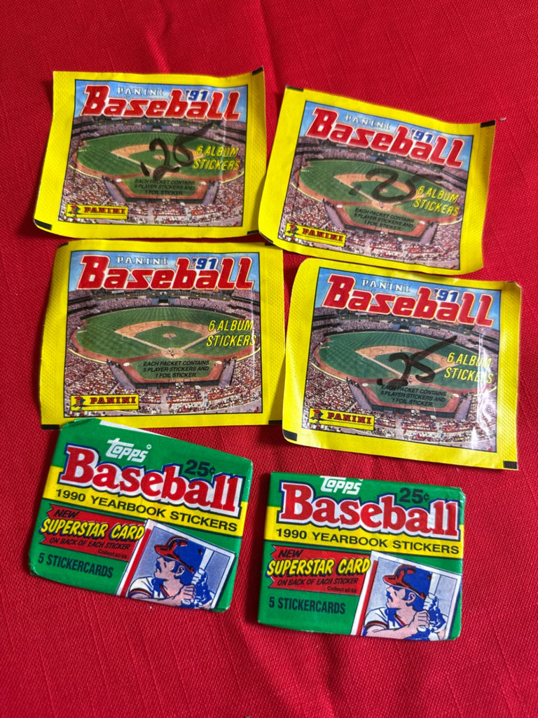 Baseball Sticker Packs and Yearbook Sticker Sets - image 1 of 1