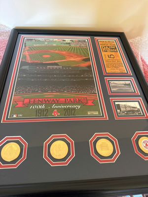 Fenway Park 100th Anniversary Commemorative Framed Collage - Image 1 of 5