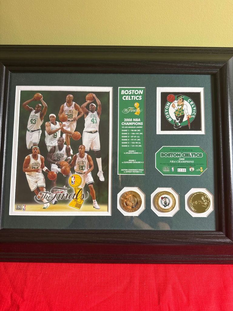 Boston Celtics 2008 NBA Champions The Finals Framed Memorabilia - image 1 of 3