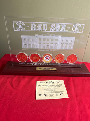 Boston Red Sox World Series Champions Medallion Set - Image 1 of 3