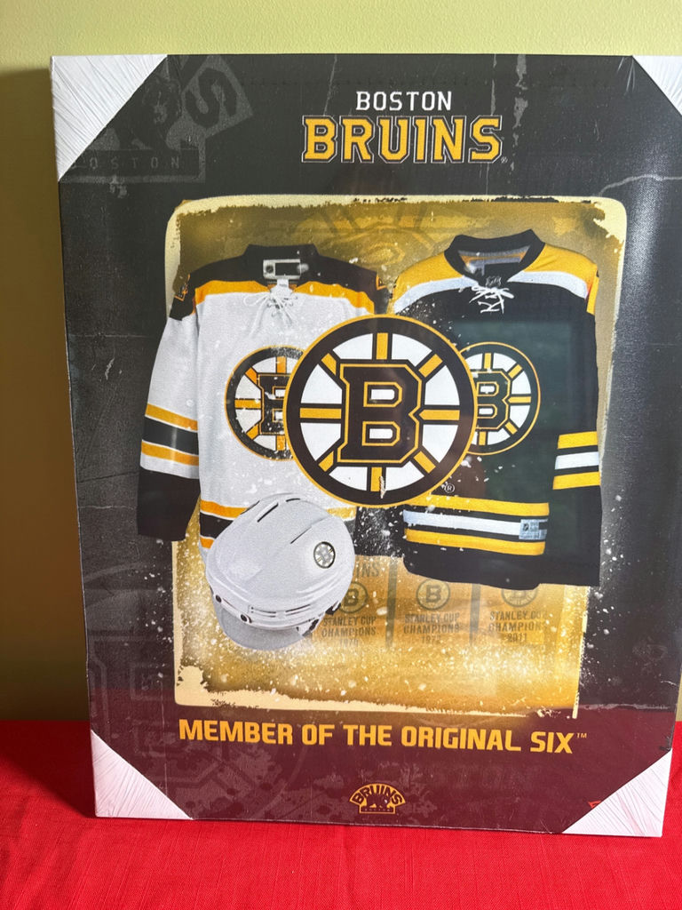 Boston Bruins Original Six jersey box with helmet - image 1 of 2
