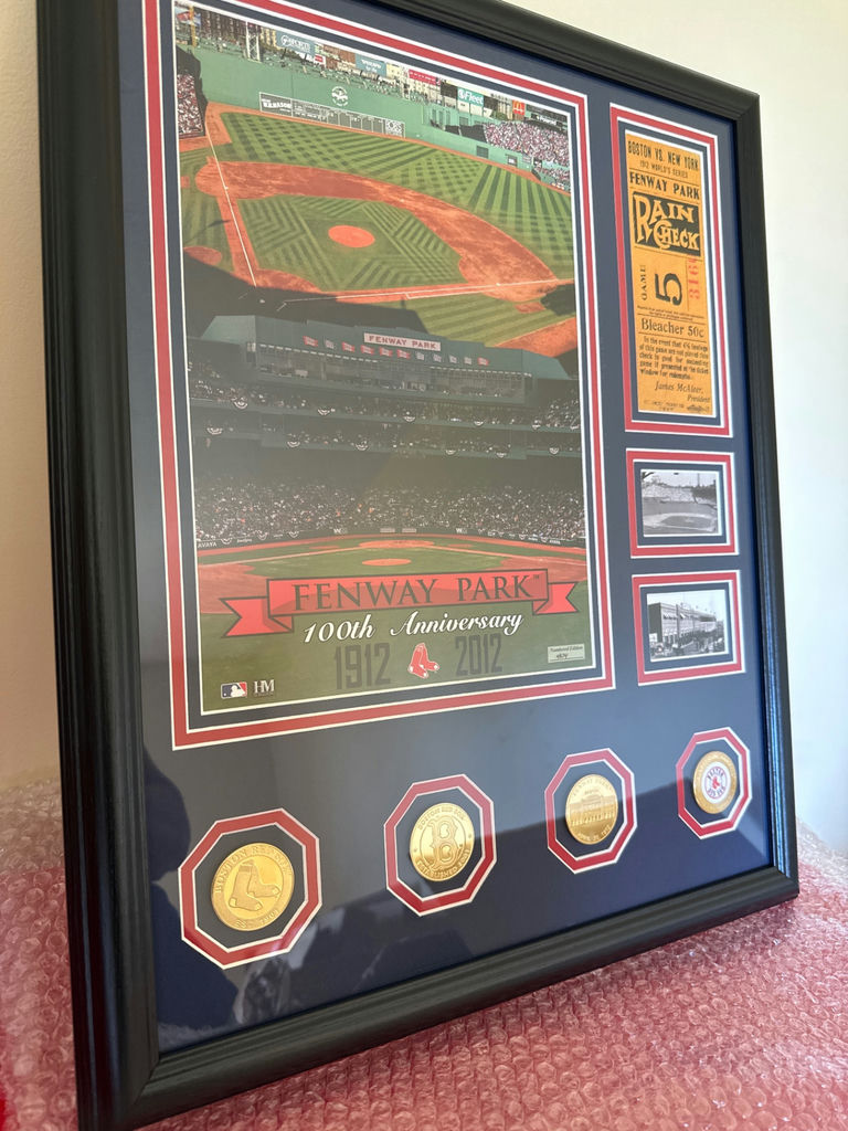 Fenway Park 100th Anniversary Framed Memorabilia - image 2 of 5