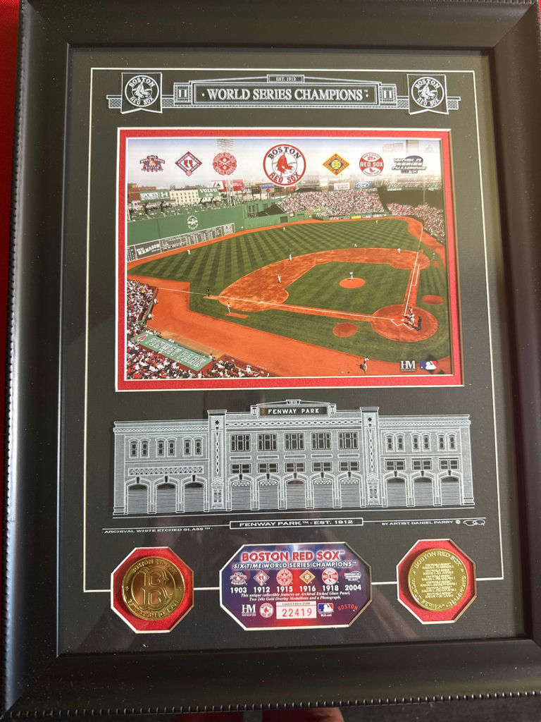 Fenway Park World Series Champions commemorative framed collage - image 1 of 3
