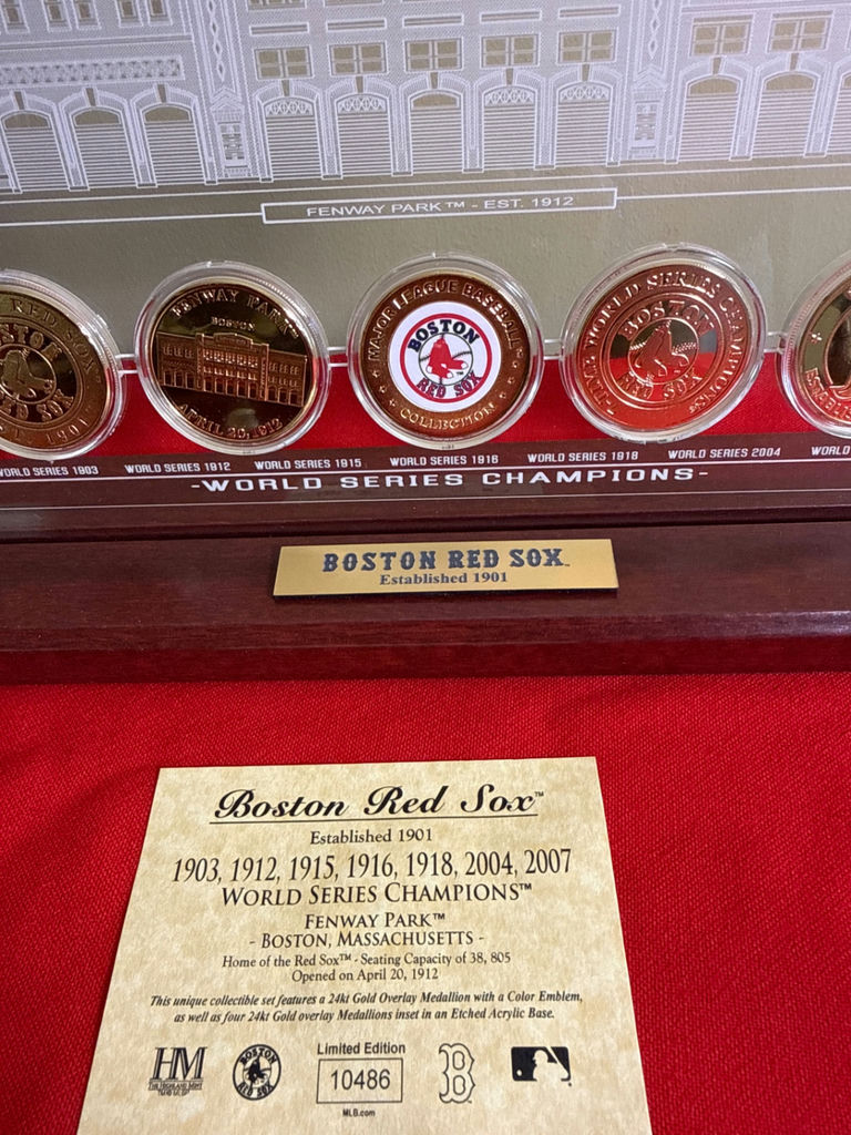 Boston Red Sox World Series Champions Coin Display - image 2 of 2