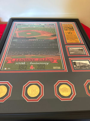 Fenway Park 100th Anniversary Framed Memorabilia - Image 1 of 5