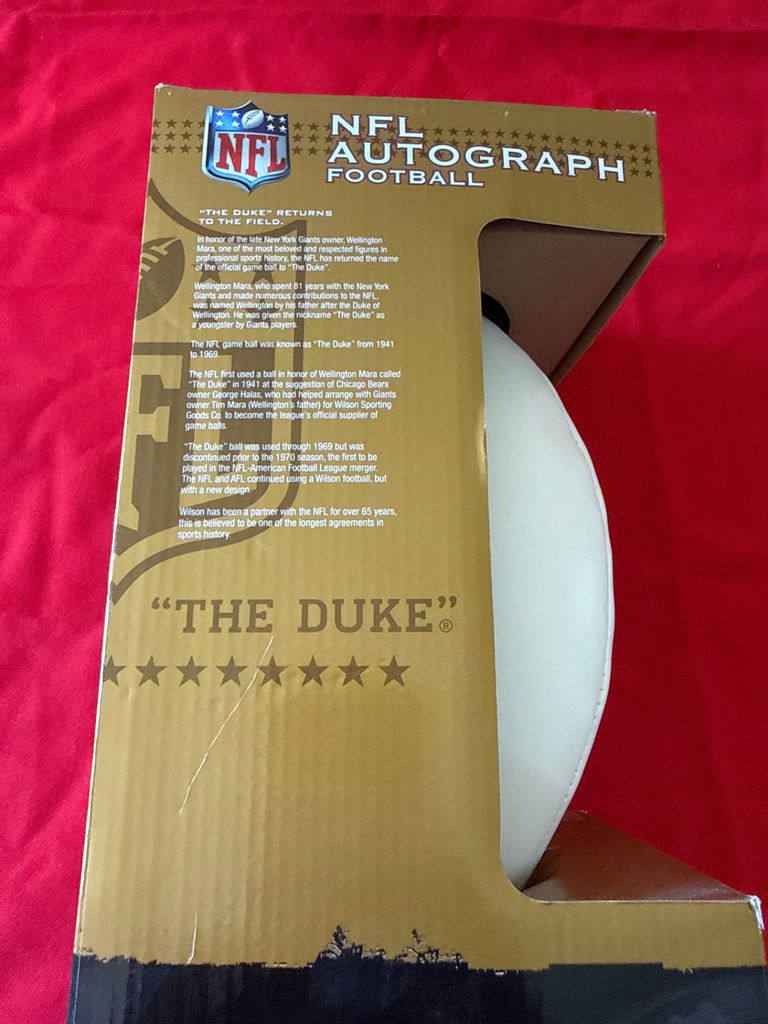 Two Wilson NFL Autograph Footballs - image 4 of 4