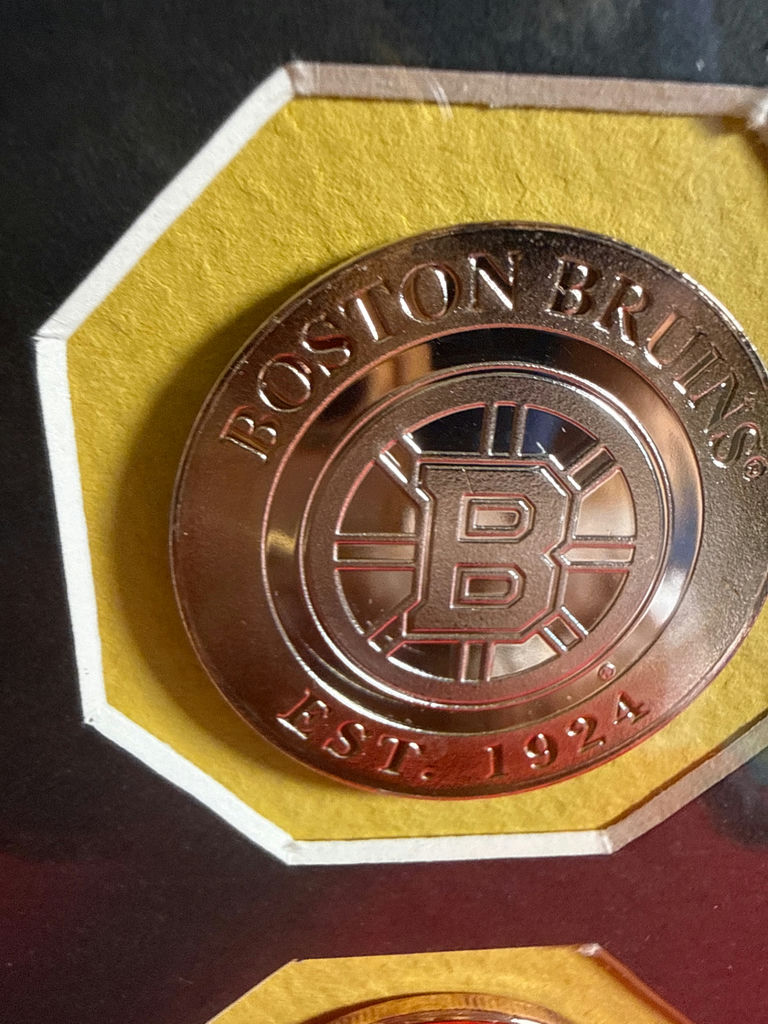 Boston Bruins Stanley Cup Champions Plaque with Medallions - image 4 of 5