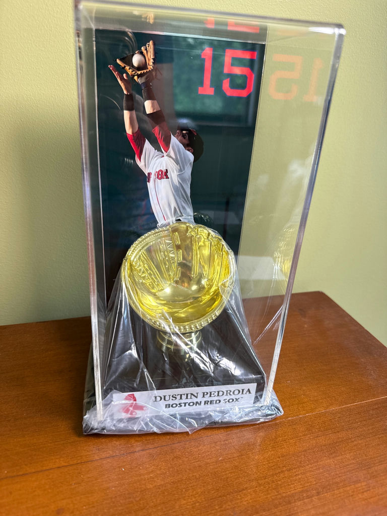 Dustin Pedroia Boston Red Sox Trophy with Fanatics Authentic Item - image 1 of 4