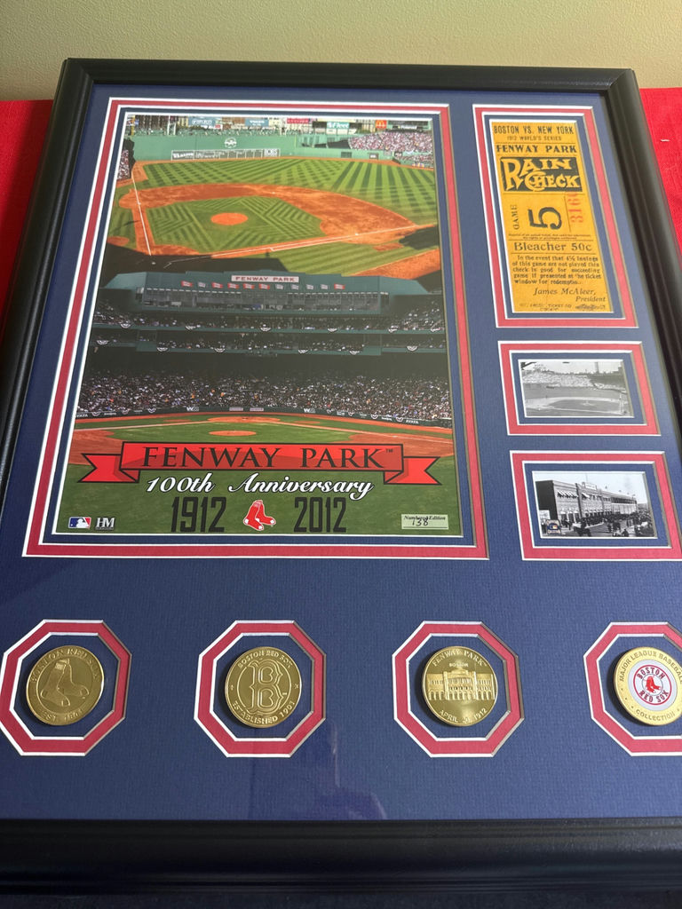 Fenway Park 100th Anniversary Framed Memorabilia Collage - image 3 of 6