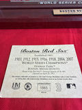 Boston Red Sox World Series Champions Coin Set in Display Case - thumbnail 2 of 3