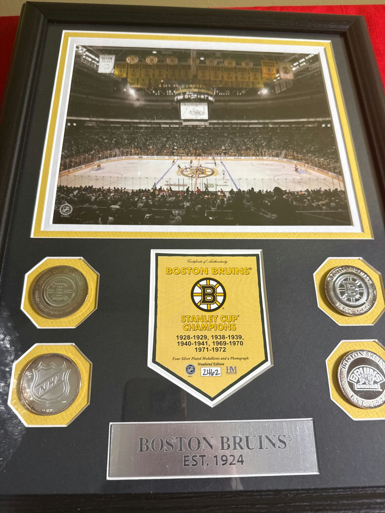 Boston Bruins Stanley Cup Champions Plaque with Medallions - image 2 of 5