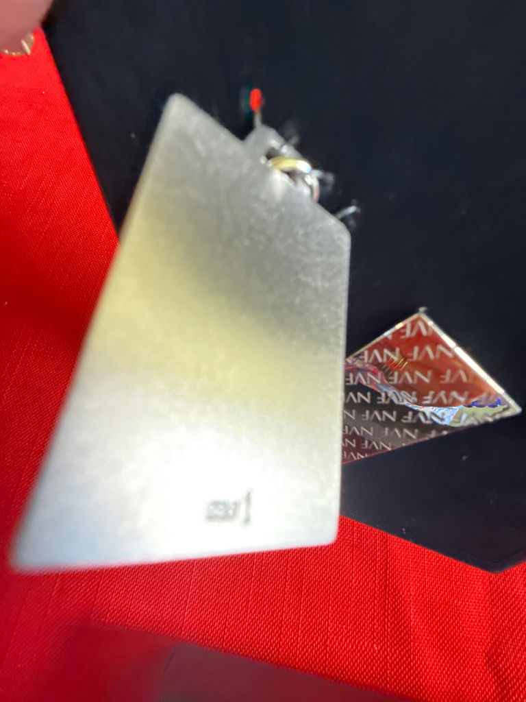 Sterling Key ring and money clip with NVF initialed - image 3 of 3