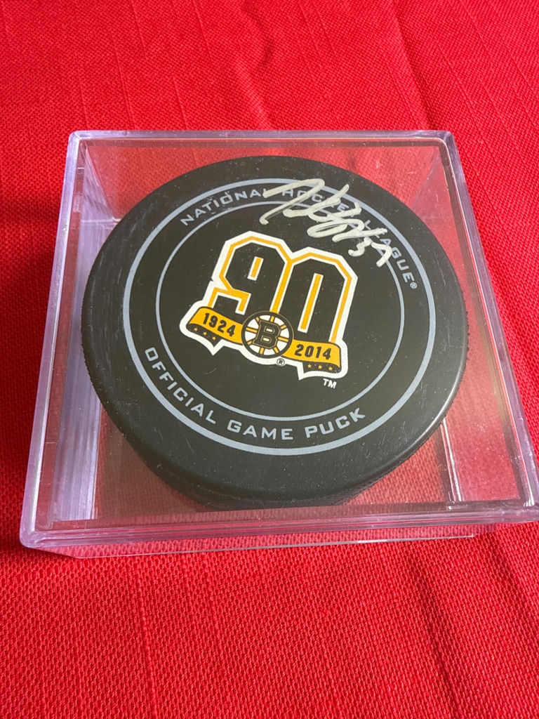 NHL Official Game Pucks – 90th Anniversary Commemorative and Autographed Display Pucks - image 1 of 2