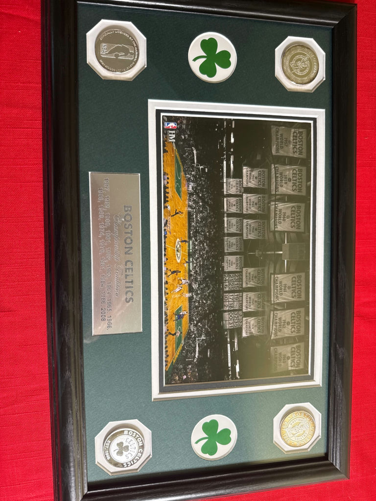 Boston Celtics Championship Memorabilia Frame - image 3 of 4