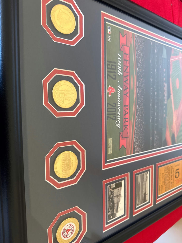 Fenway Park 100th Anniversary Framed Memorabilia - image 4 of 5