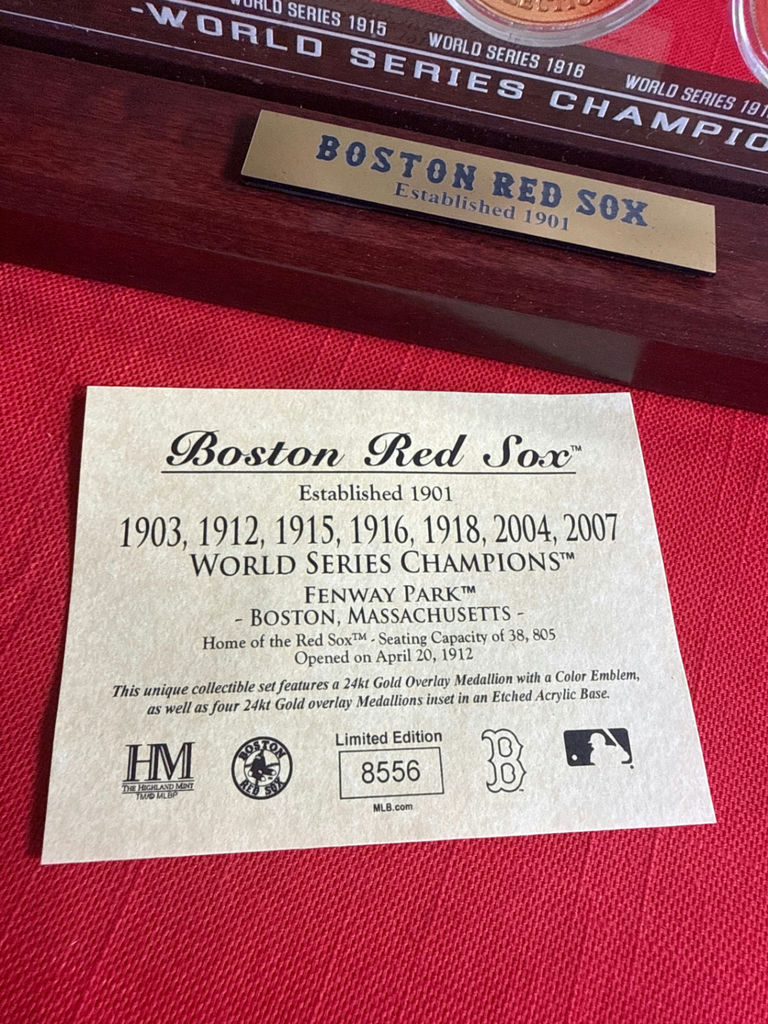 Boston Red Sox World Series Champions Coin Set - image 2 of 3