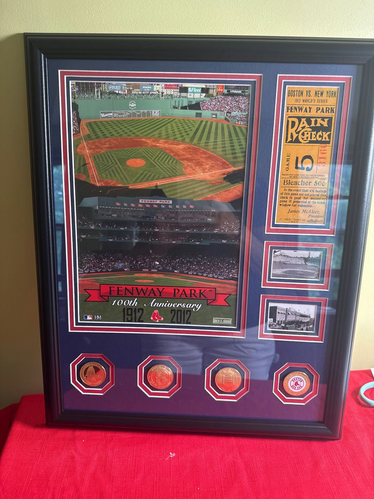 Fenway Park 100th Anniversary Framed Memorabilia Collage - image 2 of 6