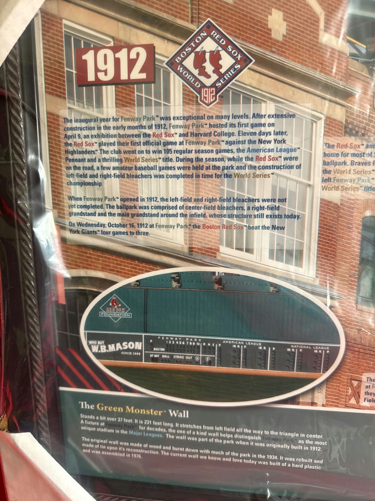 Fenway Park 100 Years commemorative collage - image 2 of 4