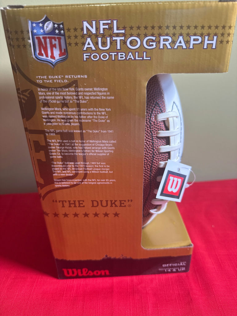 NFL Autograph Football in Original Box - image 4 of 4