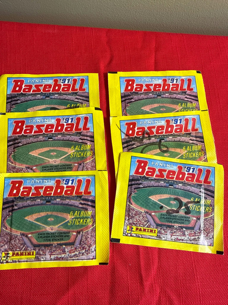 Panini Baseball 1991 Sticker Packs and Albums - image 2 of 2