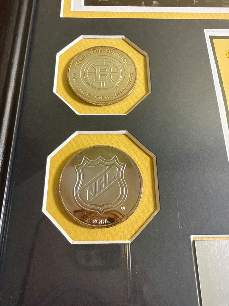 Boston Bruins framed Stanley Cup Champions memorabilia - image 5 of 5