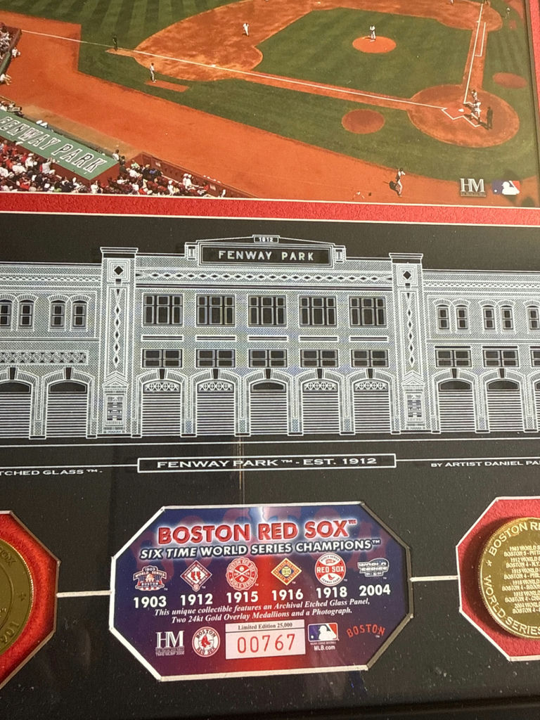 Framed Fenway Park Commemorative Collage - image 2 of 2