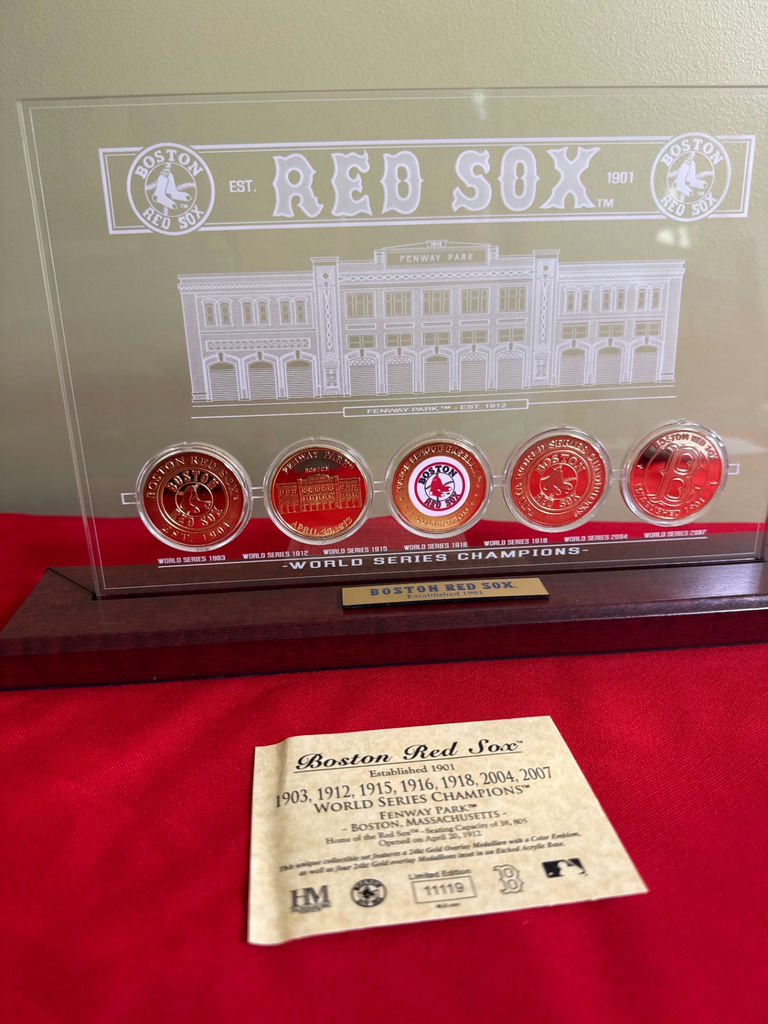 Boston Red Sox World Series Championship Medallion Display - image 1 of 1