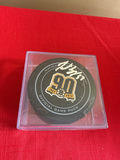 NHL 90th Anniversary Official Game Puck in Display Case - thumbnail 1 of 3