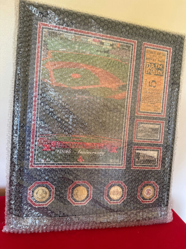 Fenway Park 100th Anniversary Memorabilia Framed Print with Medallions - image 1 of 5