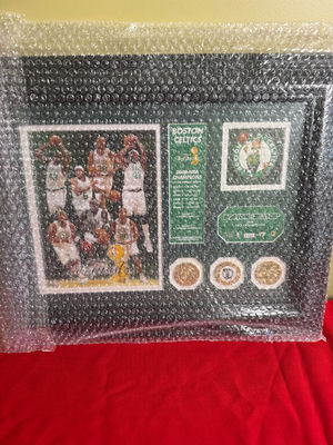 Boston Celtics 2008 NBA Champions Framed Memorabilia - Image 1 of 1