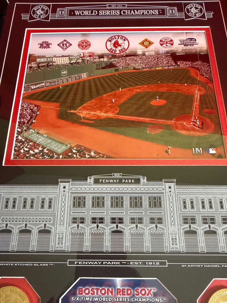Fenway Park World Series Champions framed collage with Red Sox medallions - image 3 of 3
