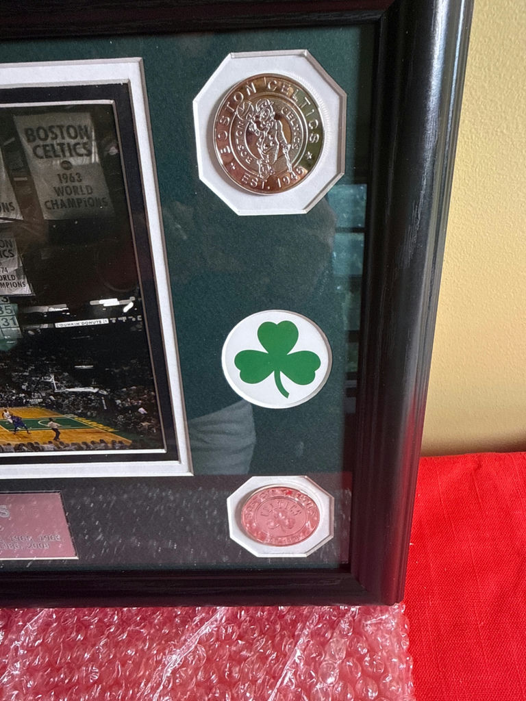 Boston Celtics Championship Framed Memorabilia Display - image 4 of 4