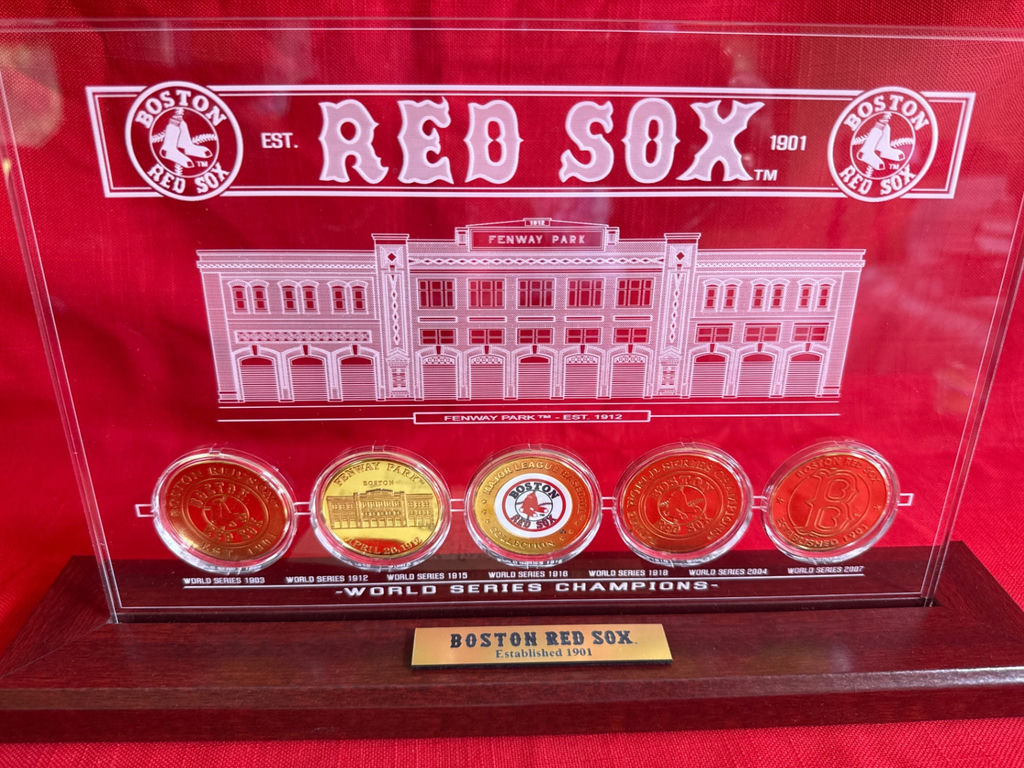 Boston Red Sox World Series Champions Commemorative Coin Display - image 2 of 2
