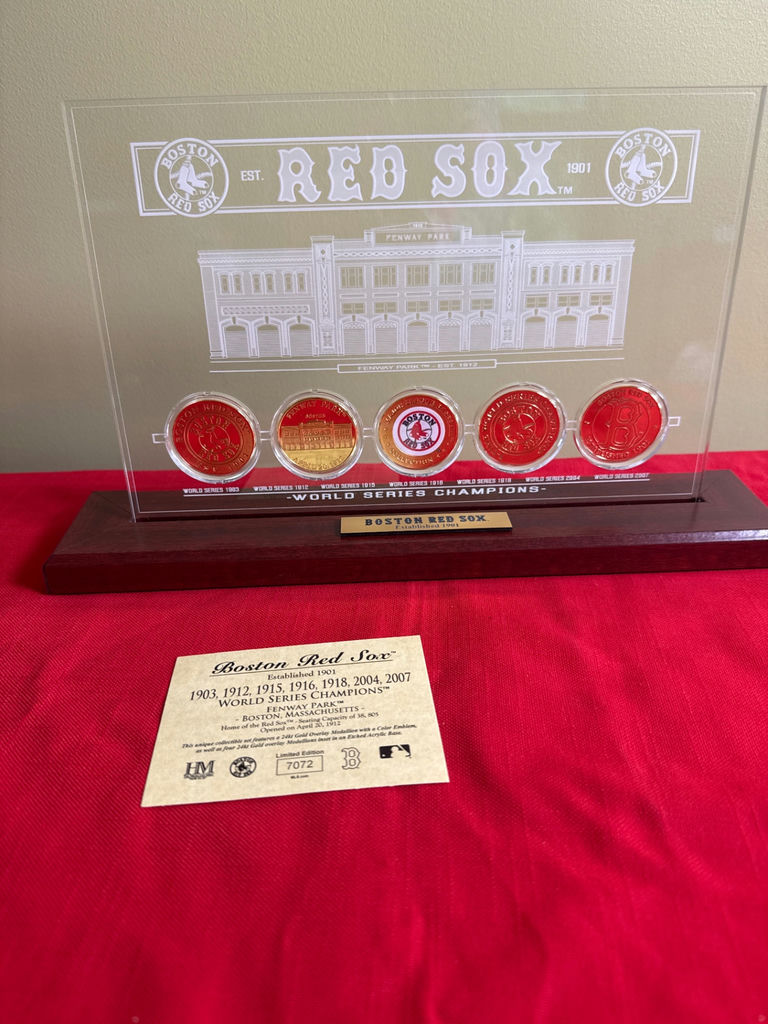 Boston Red Sox World Series Champions Medallion Display - image 1 of 1