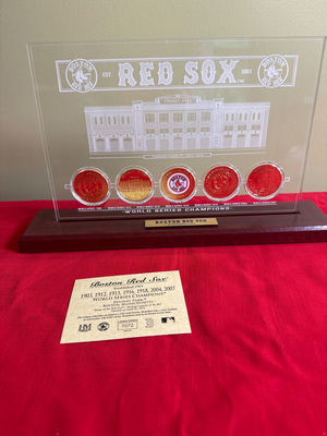 Boston Red Sox World Series Champions Medallion Display - Image 1 of 1