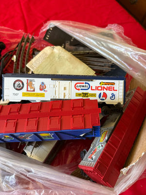 Lionel Model Train Cars and Track - Image 1 of 3