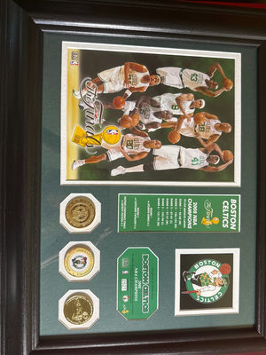Boston Celtics 2008 NBA Finals Framed Memorabilia - Image 1 of 3