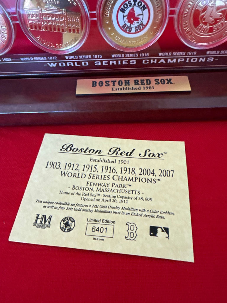 Boston Red Sox World Series Champions Commemorative Coin Set - image 2 of 2