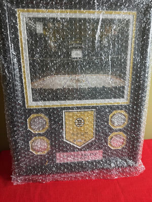 Boston Bruins Stanley Cup Champions Framed Memorabilia - Image 1 of 3