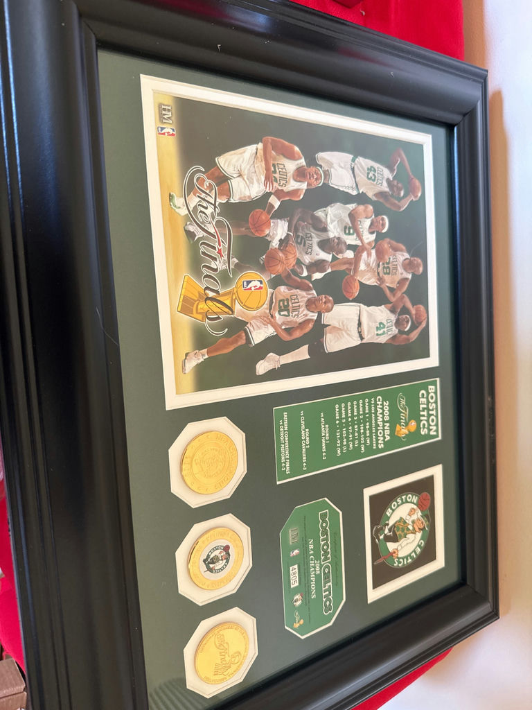 Boston Celtics 2008 NBA Finals Memorabilia Framed Collage - image 1 of 3