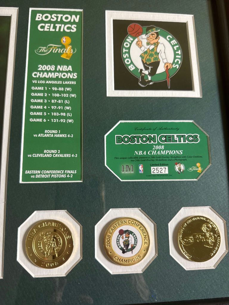 Boston Celtics 2008 NBA Finals Framed Memorabilia - image 2 of 3