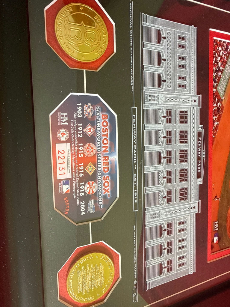 Framed Boston Red Sox World Series Champions Collage - image 2 of 3
