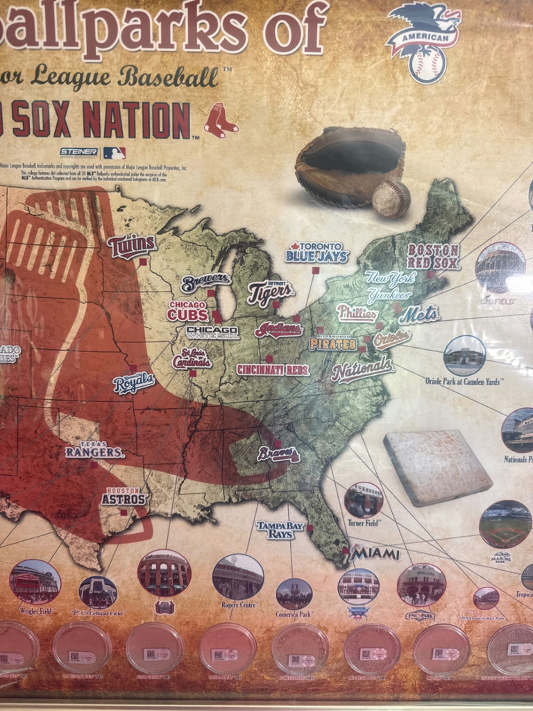 The Red Sox Ballparks of Boston Red Sox Major League Baseball  Nation framed picture - image 4 of 5