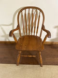 Wooden Windsor-style spindle-back armchair - thumbnail 1 of 3