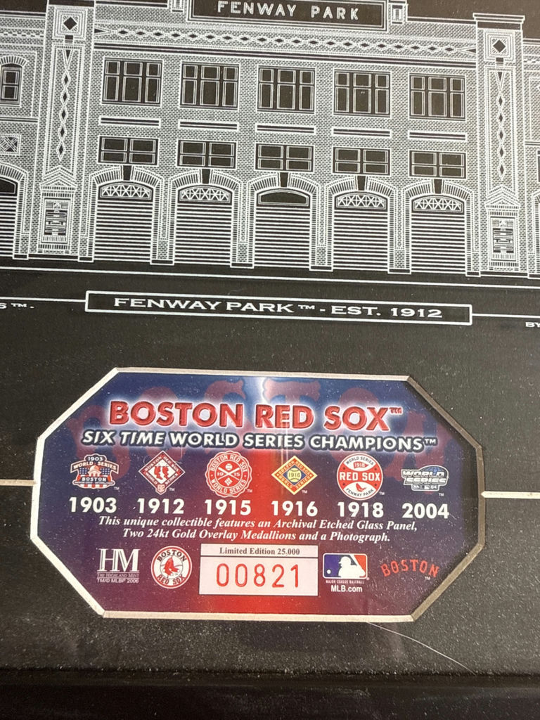 Fenway Park World Series Champions Framed Memorabilia - image 2 of 3